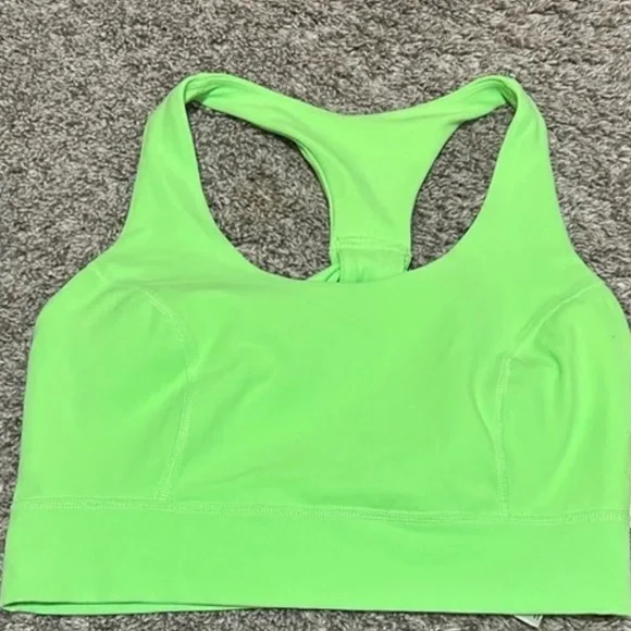 FP Movement Never Better Synergy Bra in Lime Glow Sz S EUC - Picture 2 of 9